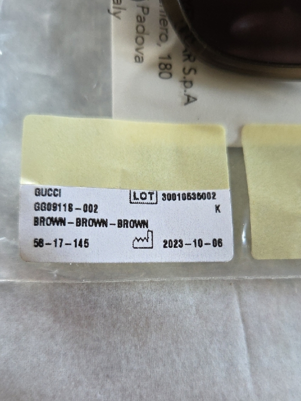 Gucci Brown Transparent Frame Sunglasses - Picture 14 of 16